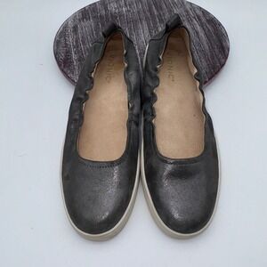 Vionic Loafer Womens 10 Uptown Ballet Slip On Comfort Genuine Leather Shoes